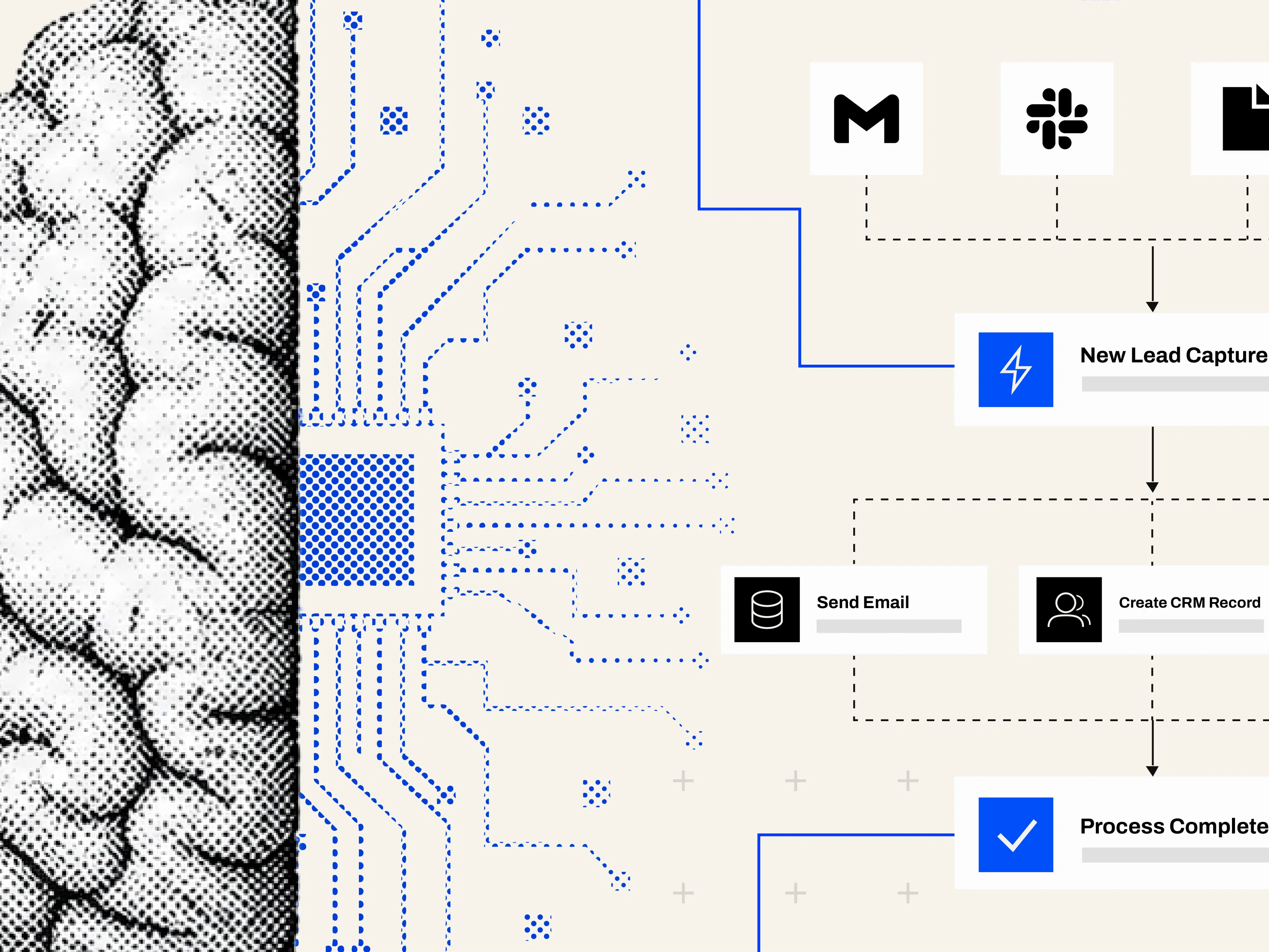 Business Automation at Monolit labs: Remove repeated work and connect the tools that should already be working together.